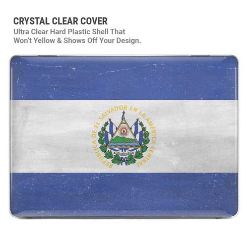 El Salvador Flag Distressed MacBook Air 15in (2023-2025) Case plus Skin